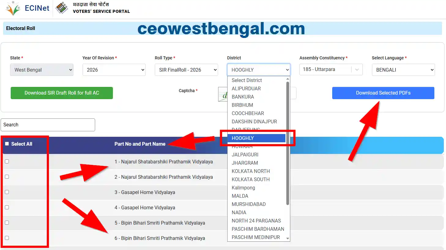 Final Voter List Hooghly 2026