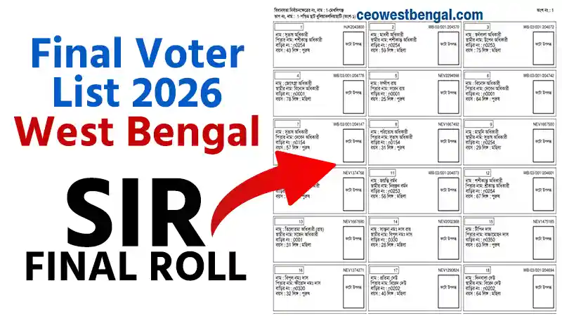 West Bengal Final Voter List 2026